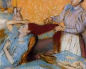 埃德加 德加 : Woman Having Her Hair Combed